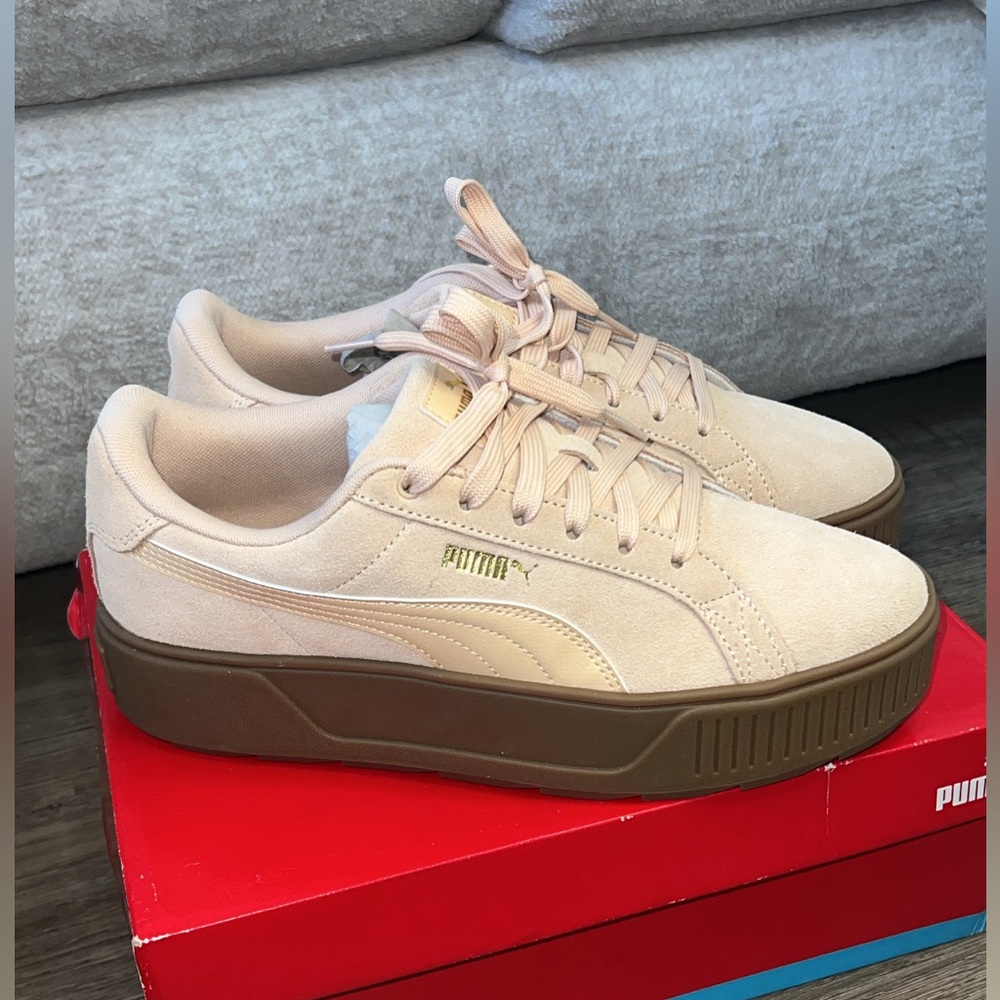 Women’s puma sneaker Carmen natural cachets puma gold
